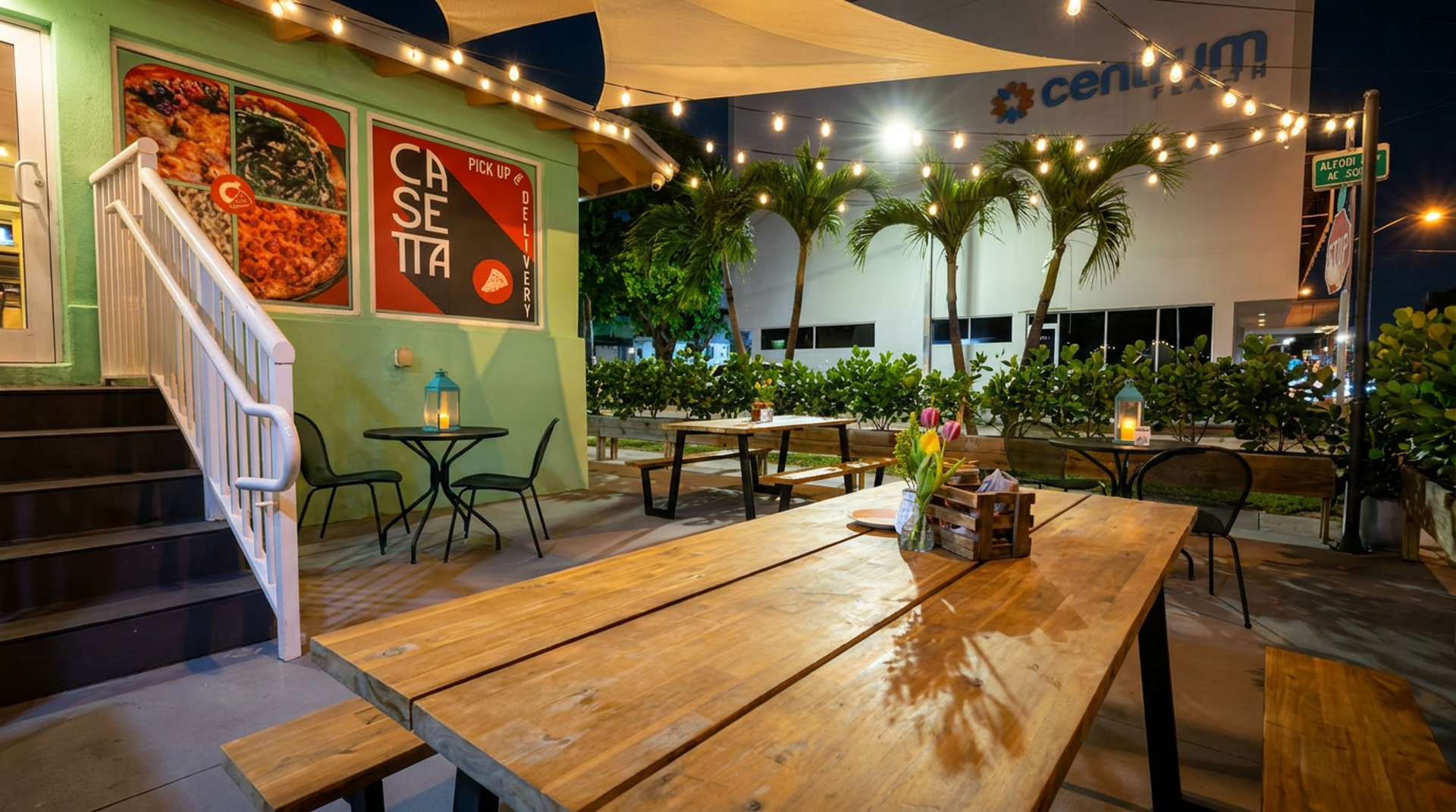 The terrace table